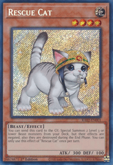 Rescue Cat - (Alternate Art) - RA02-EN001 - Secret Rare - 1st Edition